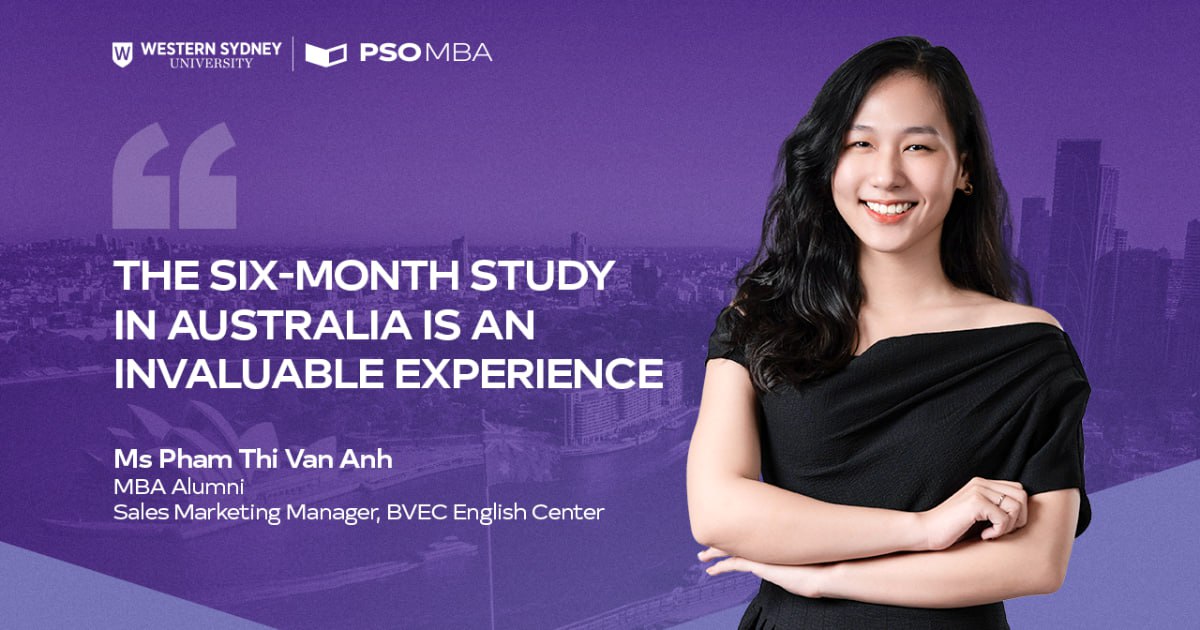 “Six months of master’s study at Western Sydney helped me discover and ...